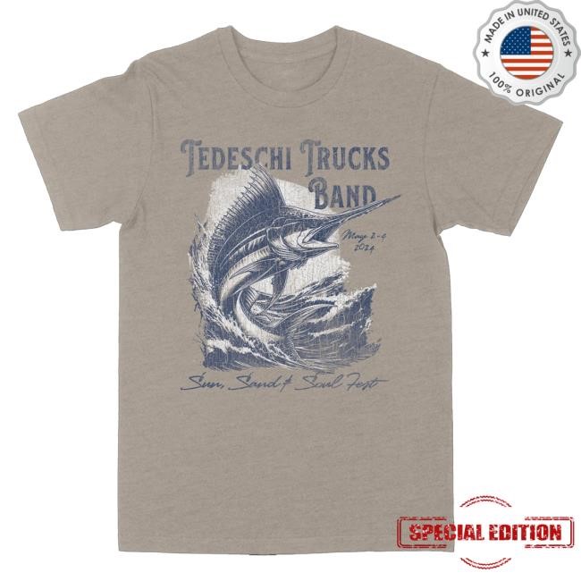 Official Website Of Tedeschi Trucks Band Tedeschi Trucks Band Sun, Sand & Soul Marlin Unisex Sweatshirt
