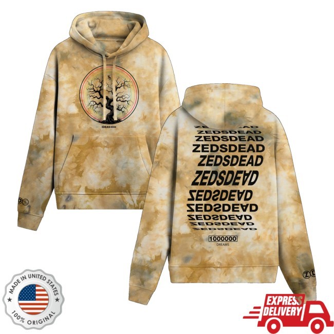 Zeds Dead - Dream Tree Tie Dye Tee Shirt Zeds Dead - Dream Tree Tie Dye Shirt