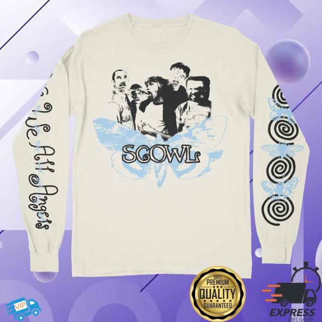 Scowl Merch Shop Store Official Are We All Angels Faces Long Sleeve T Shirt