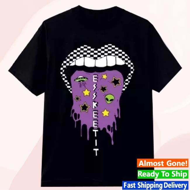 Magic Custom Merch Unhappy - Black Tee Esskeetit - Lil Pump Tee Shirt