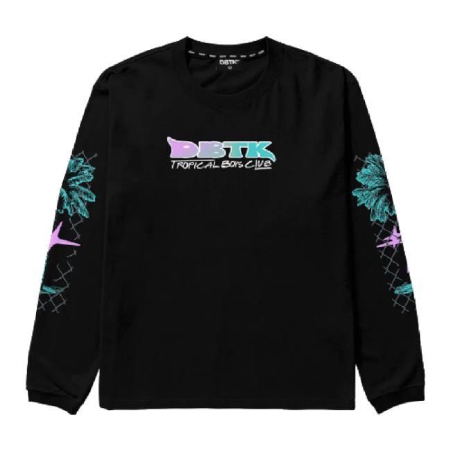 Trending Tropical Boys L/S Black Hoodie Sweatshirt Dbtkco Shop Merch Store