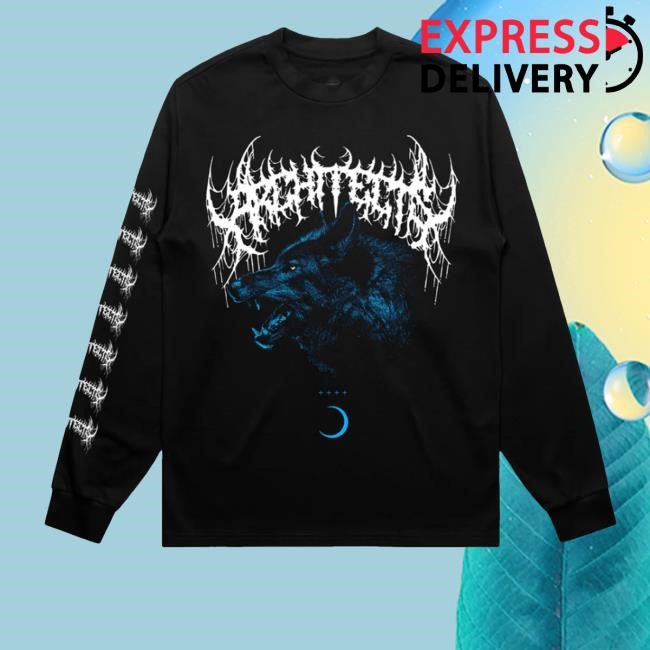 Architects Merch Wolf Black Hoodie Sweatshirt