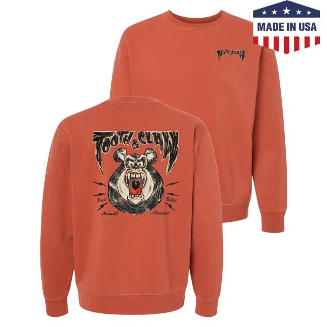 Tooth And Claw Merch Animals Shirt Pigment Amber