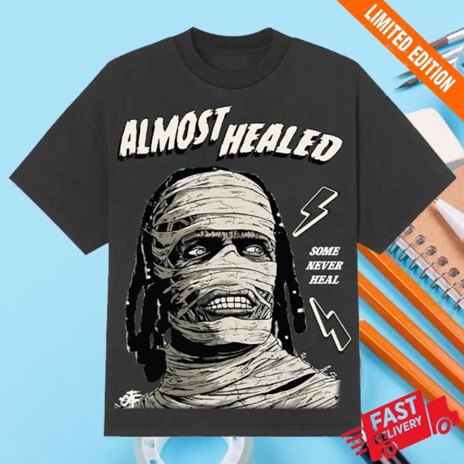 Otf Gear Merch Some Never Heal Tee Black Crewneck Sweatshirt