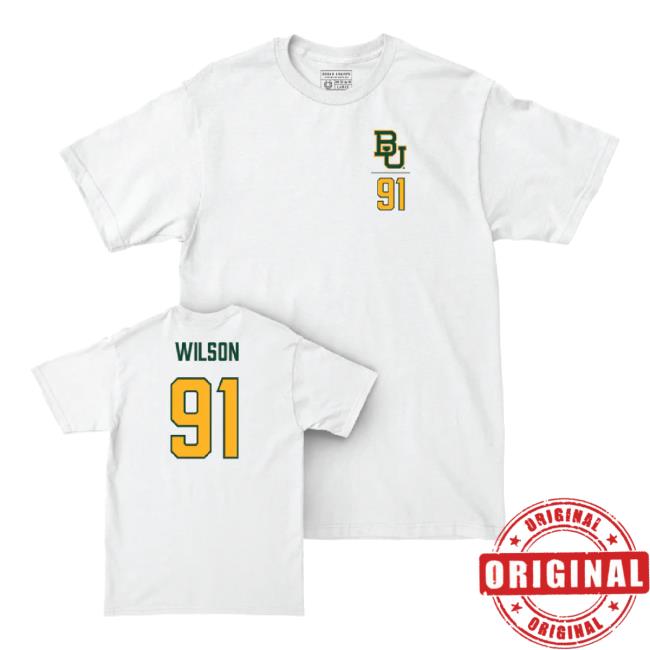 Original Baylor Football White Logo Comfort Colors Classic Shirt - Trey Wilson