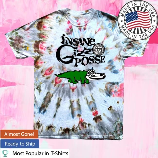 Thunder Shout Merch Insane Gizz Posse Tie-Dyed Long Sleeve T Shirt