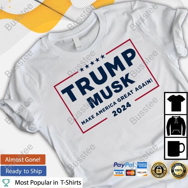 Trump Musk Make America Great Again 2024 Shirts