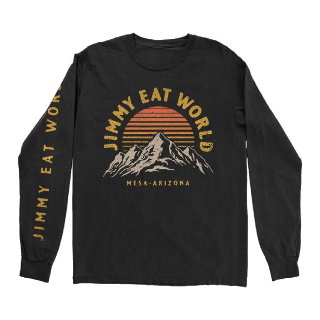 Original Four Peaks Hoodie Sweatshirt (Black) Jimmy Eat World Store