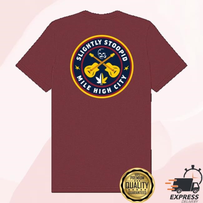 Slightly Stoopid Merch 2024 Red Rocks Mile High Crewneck Sweatshirt Slightly Stoopid Merch 2024 Red Rocks Mile High Tee Shirt