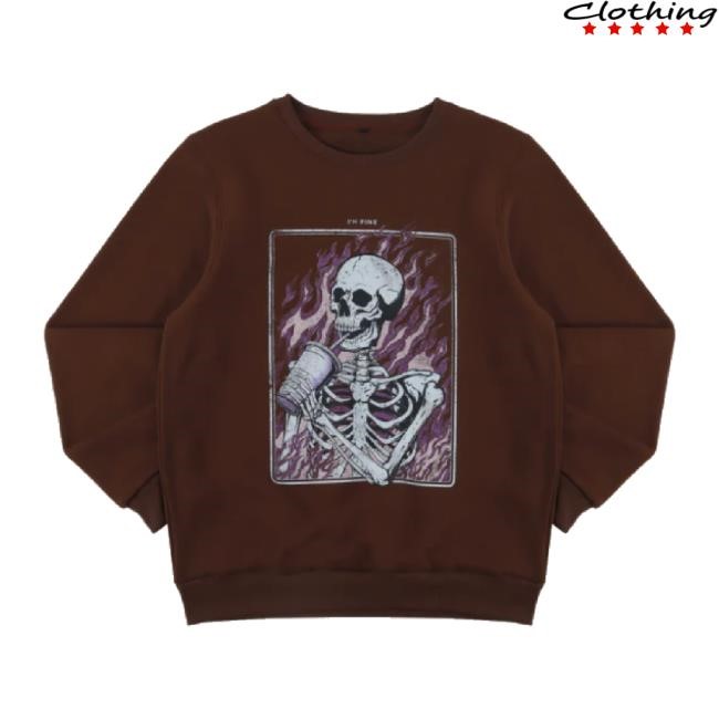 Trending I'm Fine Sweater Otto By Kris Shop Merch Store