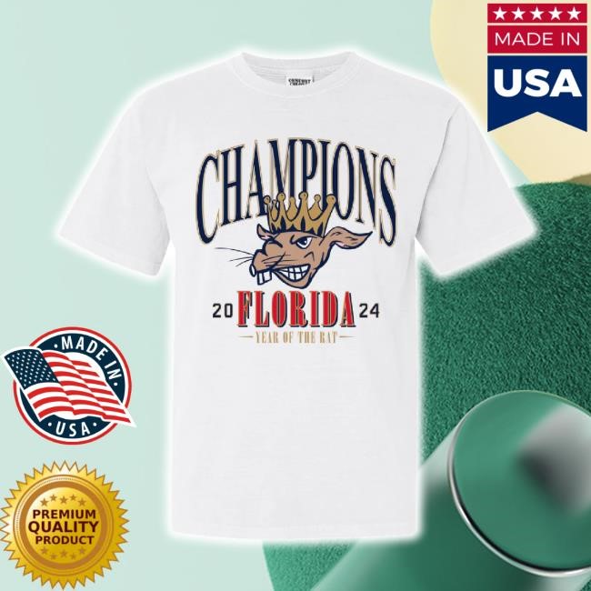 Trending Fl Rat Champions t-shirt, hoodie, tank top, sweater and long sleeve t-shirt Barstool Sports Shop Merch Store