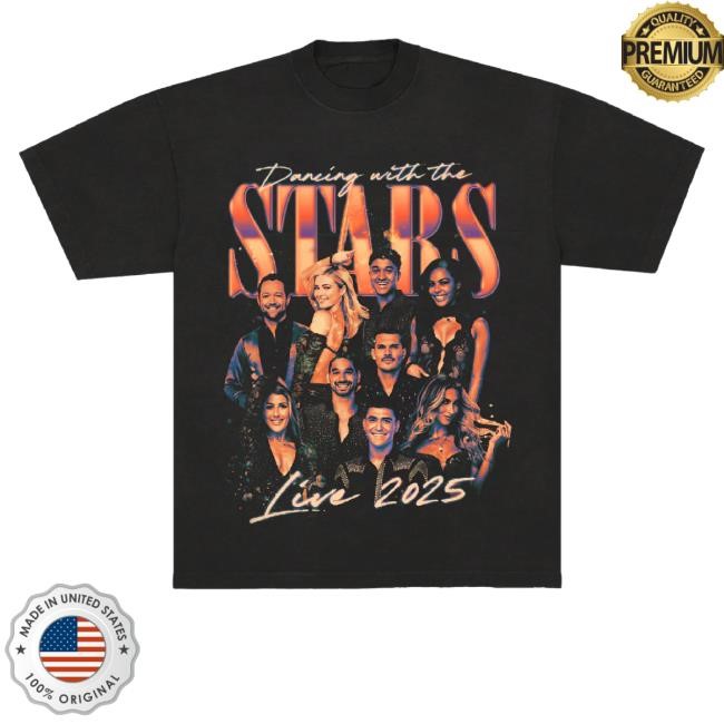 Official Dancing With The Stars Store Dancing With The Stars 2025 Pros Group Photo Shirt