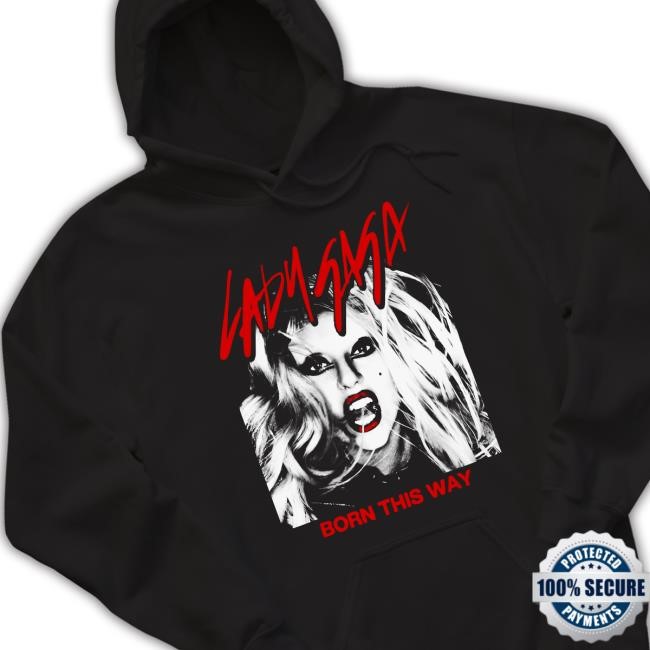 Florian Wearing Lady Gaga Born This Way Hooded Sweatshirt