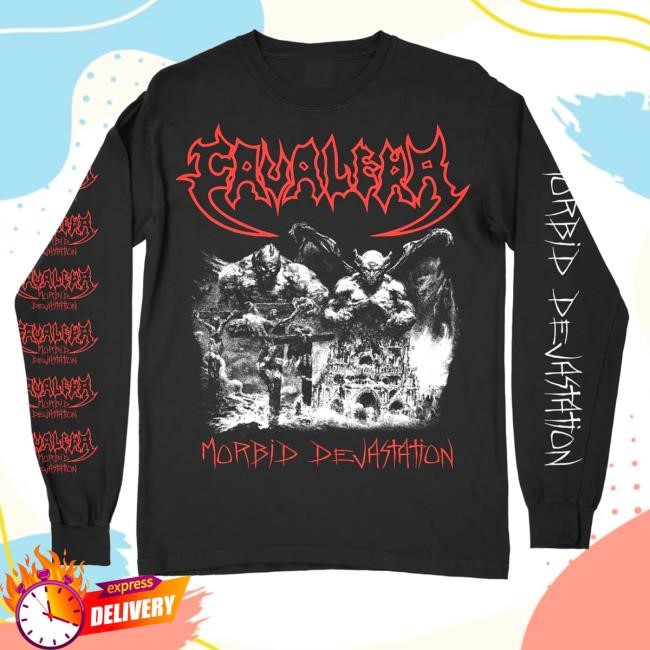 Maximumcavalera Store Cavalera Morbid Devastation Long Sleeve T Shirt