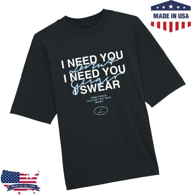 Official Levent Geiger Merch Shop Levent Geiger - I Need You, I Need You, I Swear Crewneck Sweatshirt