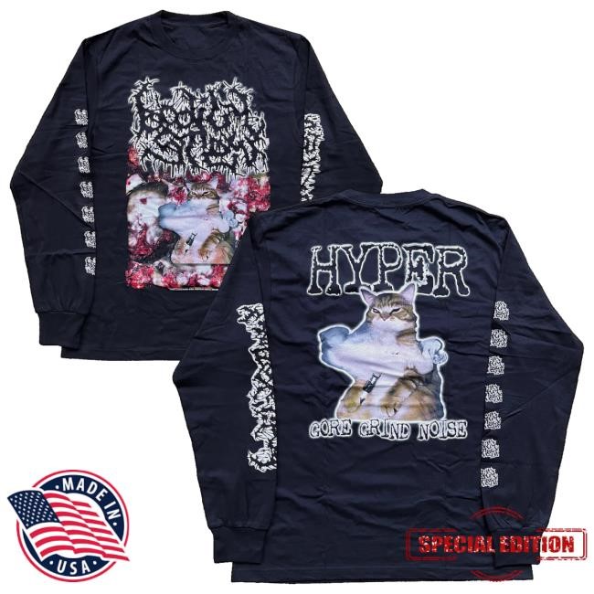 Realityfade Merch Store Bodily Stew 'Hyper Goregrind Noise' Hooded Sweatshirt