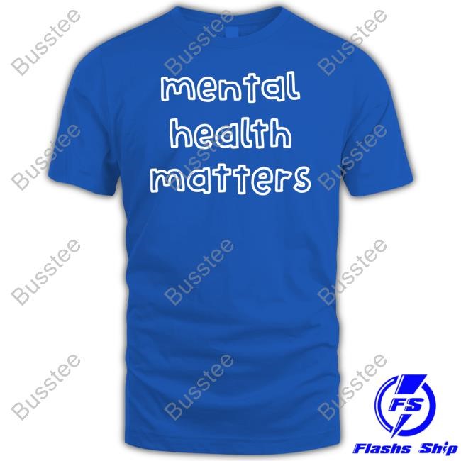 Jonah Marais Wearing Mental Health Matters Shirt