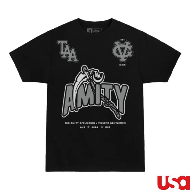 Trending Violent Gentlemen Amity Ghost Premium Unisex Sweatshirt Violent Gentlemen Shop Merch Store