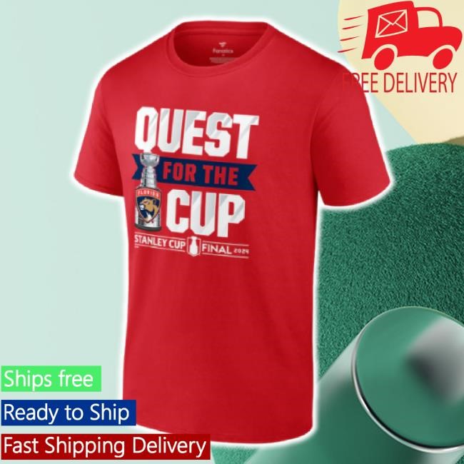 Trending Florida Panthers 2024 Stanley Cup Final Quest Shirts - Red