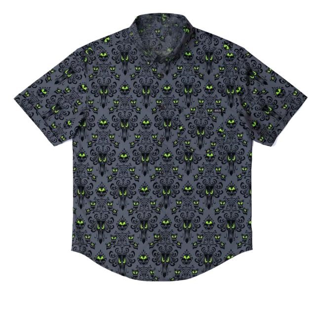 Rsvlts Merch Shop Hawaiian Disney’S Haunted Mansion “Wall Creeps” T Shirt