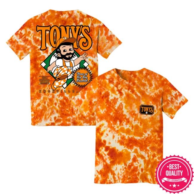 Knoxville Johnny Merch Tony's Big Boy Tie Dye Shirt