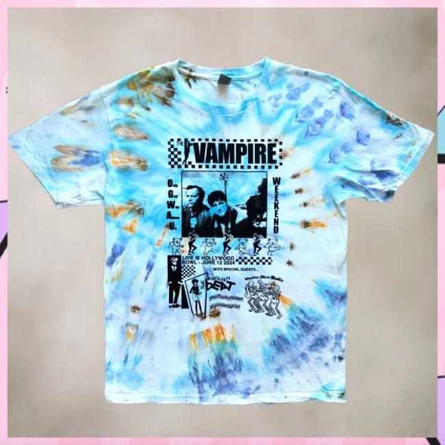 Trending Vampire Ska Weekend Dyed T-Shirt Thunder Shout Merch Store