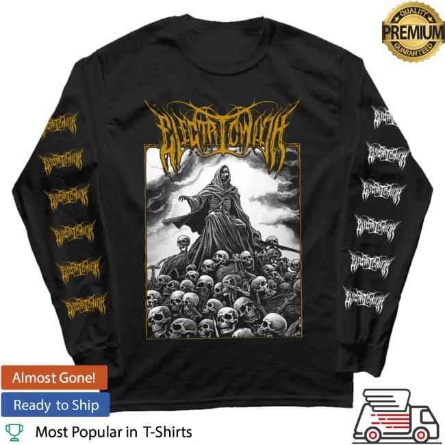 Electric Witch Merch Shop Pile'o'skulls Tee