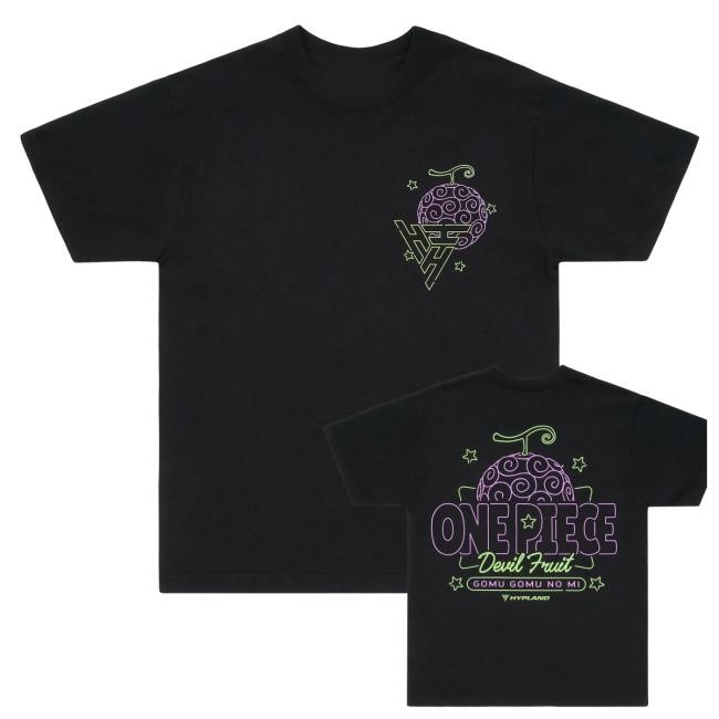 Hypland Merch Shop Official One Piece Neon Gomu Classic Shirt