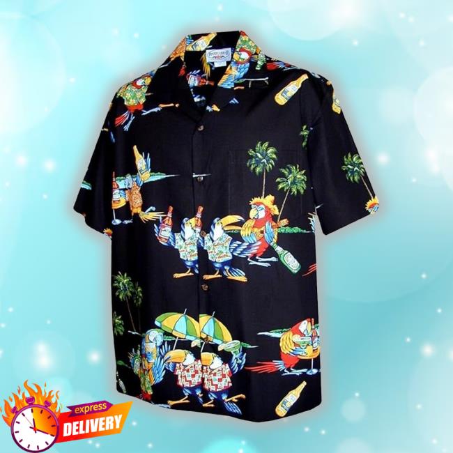 Parrots Beer Margaritas Parrot Head Hawaiian New Shirt