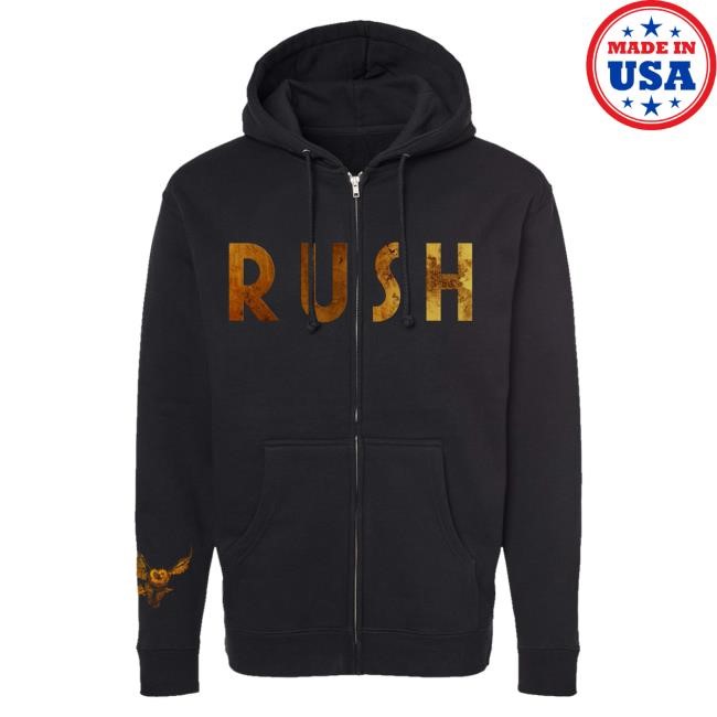 Rushbackstage Merch R50 Zip Long Sleeve Shirt
