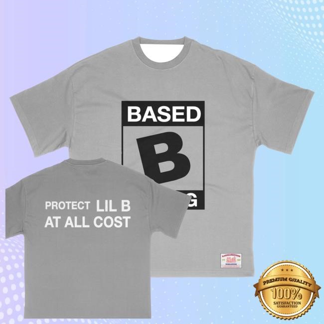 Basedworld Merch Store Lil B Rated B For Based Crewneck Sweatshirt