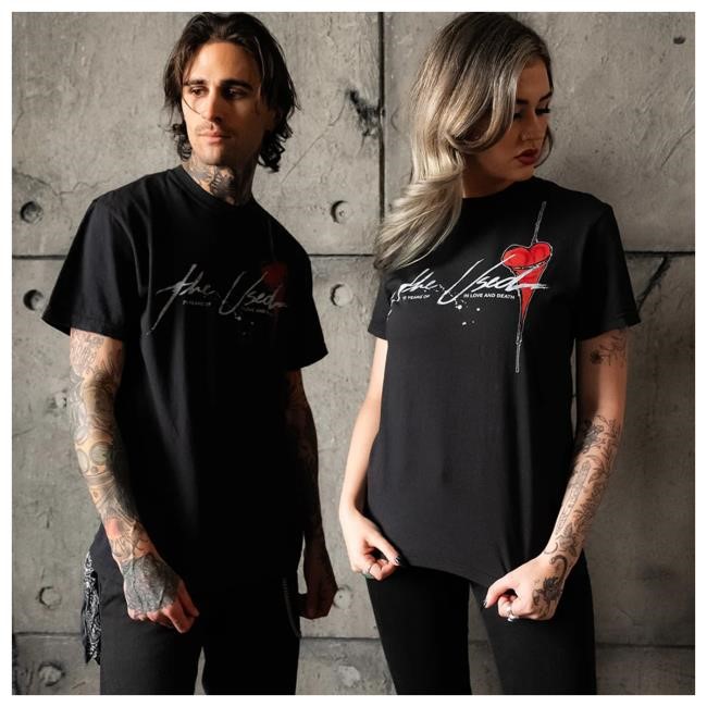 Theused Store The Used In Love And Death 20 Year Vintage Shirt
