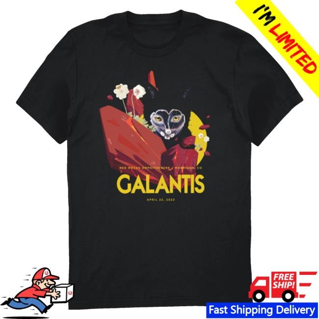 Official Galantis Merch Red Rocks 2022 Shirt