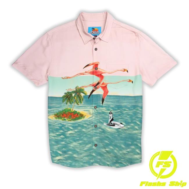 Balls Beachwear Stranded In Time Button Up Hoodie