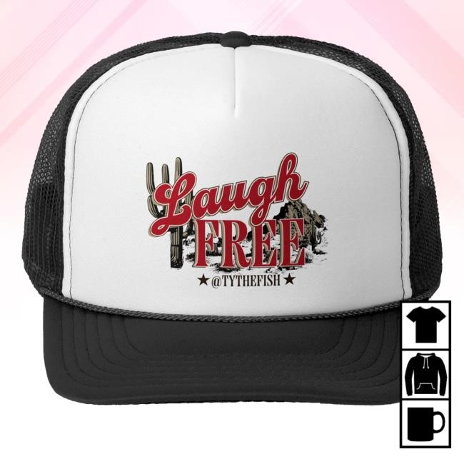 Official Tyler Fischer Shop Laugh Free Black New Cap