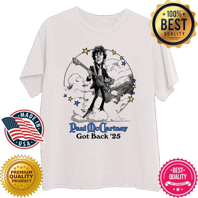 Paul Mccartney Merch Shop Store Got Back Illustration Shirts