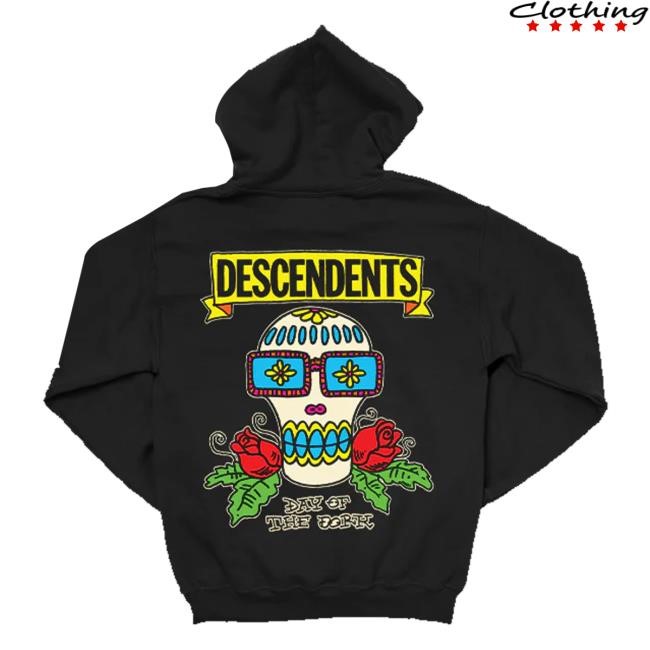 Descendents Merch Day Of The Dork Glow-In-The-Dark Pullover Hoodie (Black) Long Sleeve Shirt