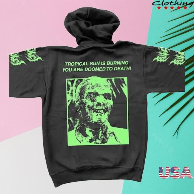 Official Fulci Tropical Sun Hoodie Sweatshirt
