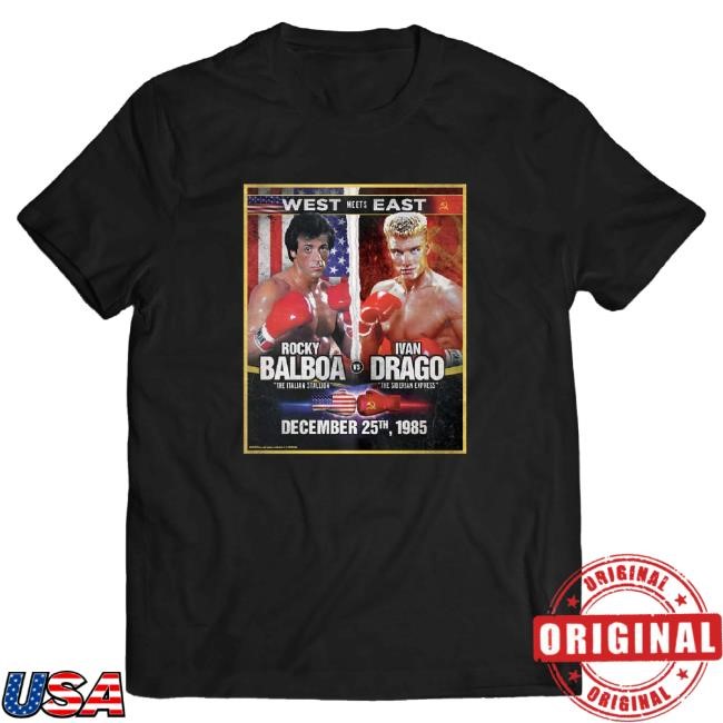 Trending Sly Stallone Shop Merch Balboa Vs Drago Poster Classic Shirt