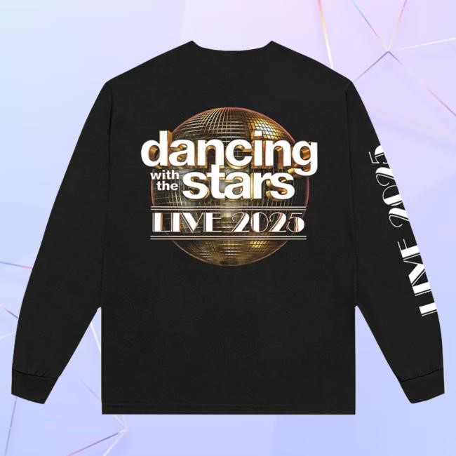 Trending Dancing With The Stars Store Dancing With The Stars Live 2025 Event Long Sleeve Tee Shirt