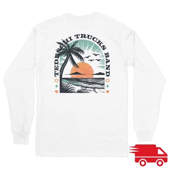 Tedeschi Trucks Band Merch Shop Sun Sand Soul Long Sleeve Hooded Sweatshirt