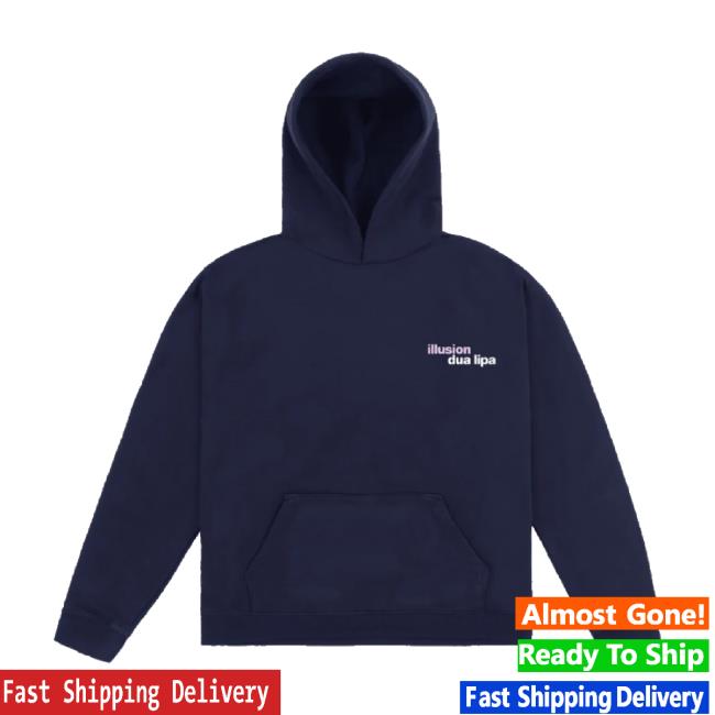 Trending Illusion Navy T-Shirt Dua Lipa Shop Store Merch