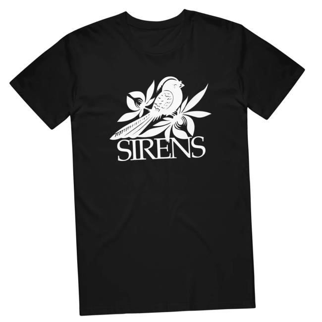 Bayside Store Merch Bird Logo Sirens Black Hooded Sweatshirt