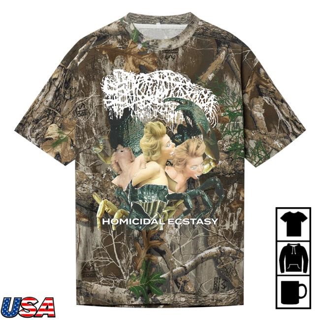Holy Mountain Printing Merch Sanguisugabogg Medievil Jade Crystal Dye T-Shirt