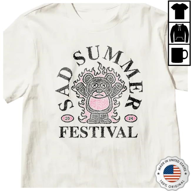 Sad Summer Festival Merch Shop Saddington T Shirt