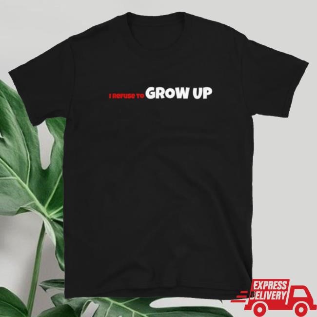 Daydrian Harding Merch I Refuse To Grow Up Black Sweatshirt