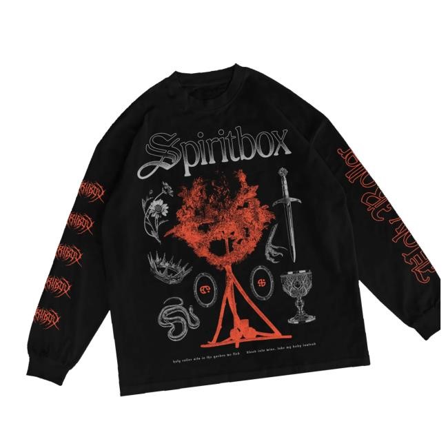 Pale Chord Merch Holy Roller Black Long Sleeve Long Sleeve Shirt