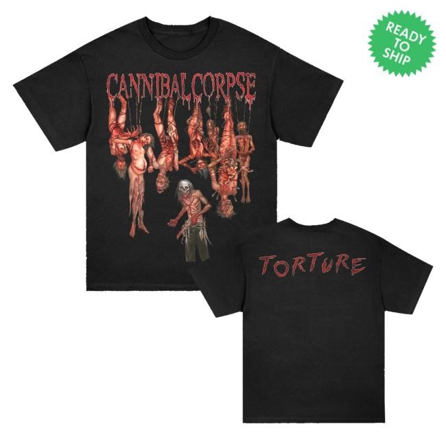 Cannibal Corpse Merch Torture Album Cover Sweater