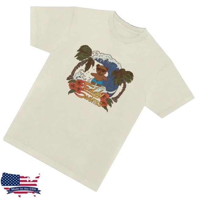 Official Teddy Swims Merch Surf's Up Teddy T-Shirt