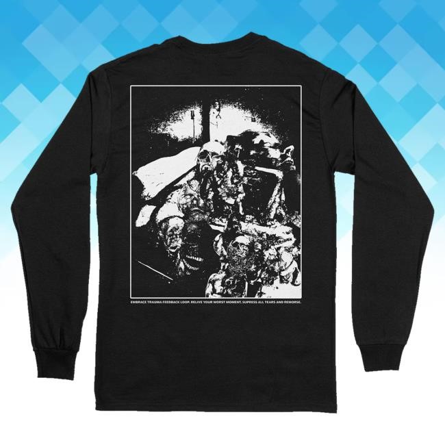 Original Deathwish Inc Merch Store Shock Withdrawal The Dismal Advance Black Long Sleeve Tee